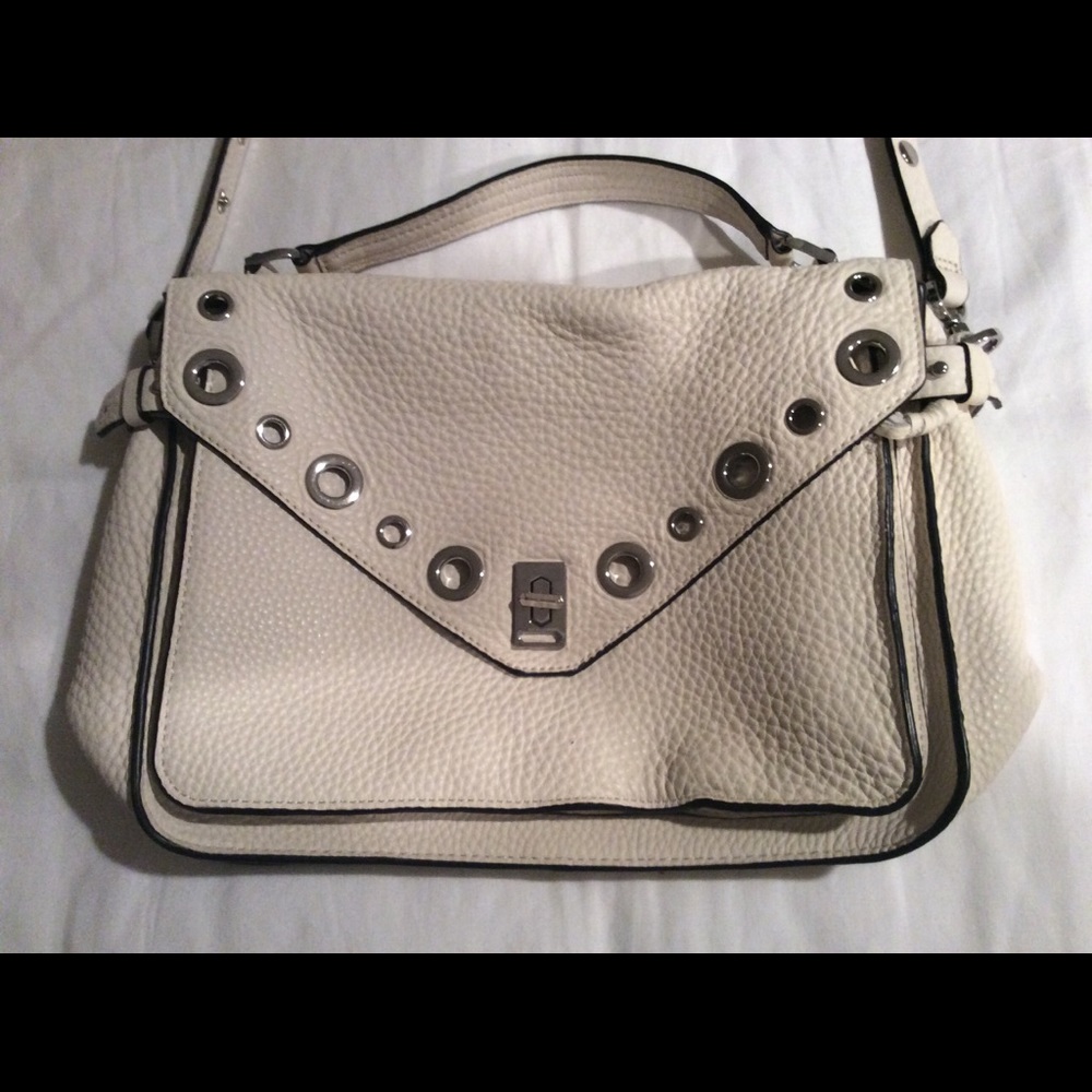 Rebecca Minkoff unlined leather rockin’ crossbody